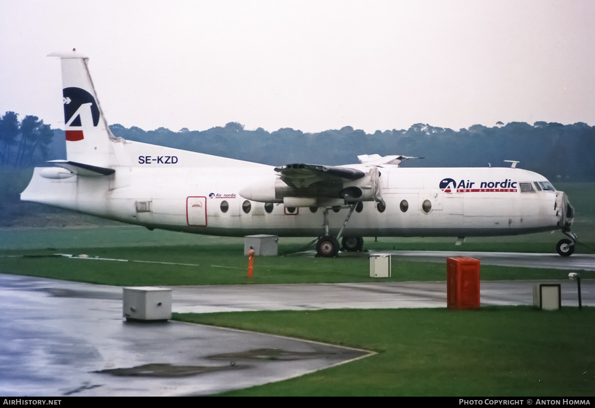 Aircraft Photo of SE-KZD | Fokker F27-100 Friendship | Air Nordic | AirHistory.net #199140