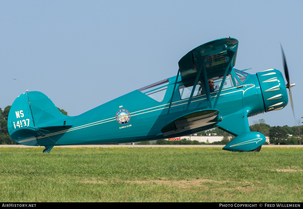 Aircraft Photo of N14137 / NS14137 | Waco YKC | Ohio National Guard | AirHistory.net #199170