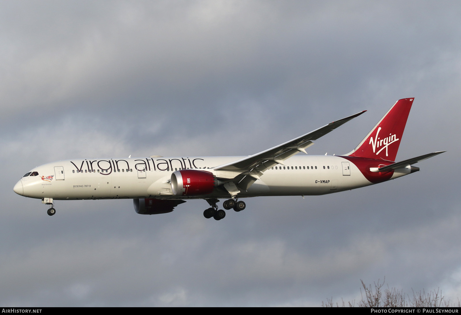 Aircraft Photo of G-VMAP | Boeing 787-9 Dreamliner | Virgin Atlantic Airways | AirHistory.net #199173