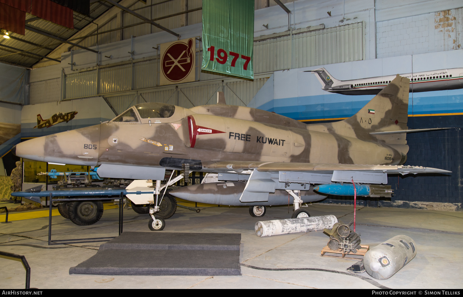 Aircraft Photo of 805 | Douglas A-4KU Skyhawk | Kuwait - Air Force | AirHistory.net #199178