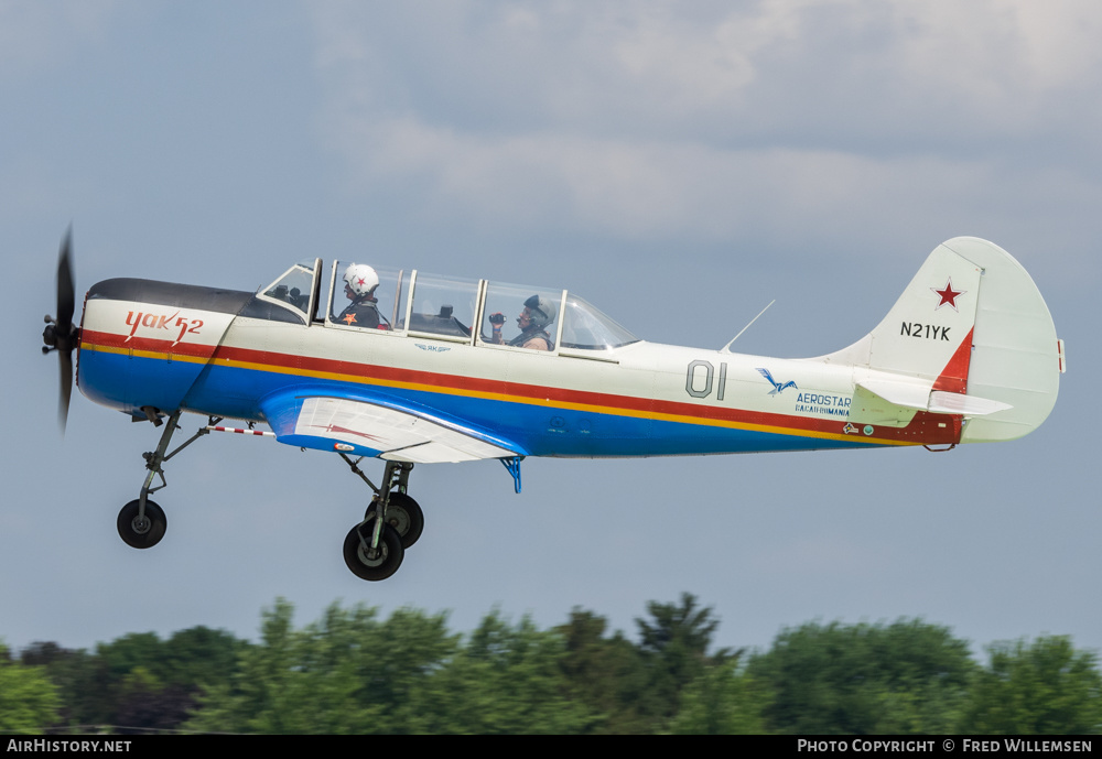 Aircraft Photo of N21YK | Yakovlev Yak-52M | Russia - Air Force | AirHistory.net #199183