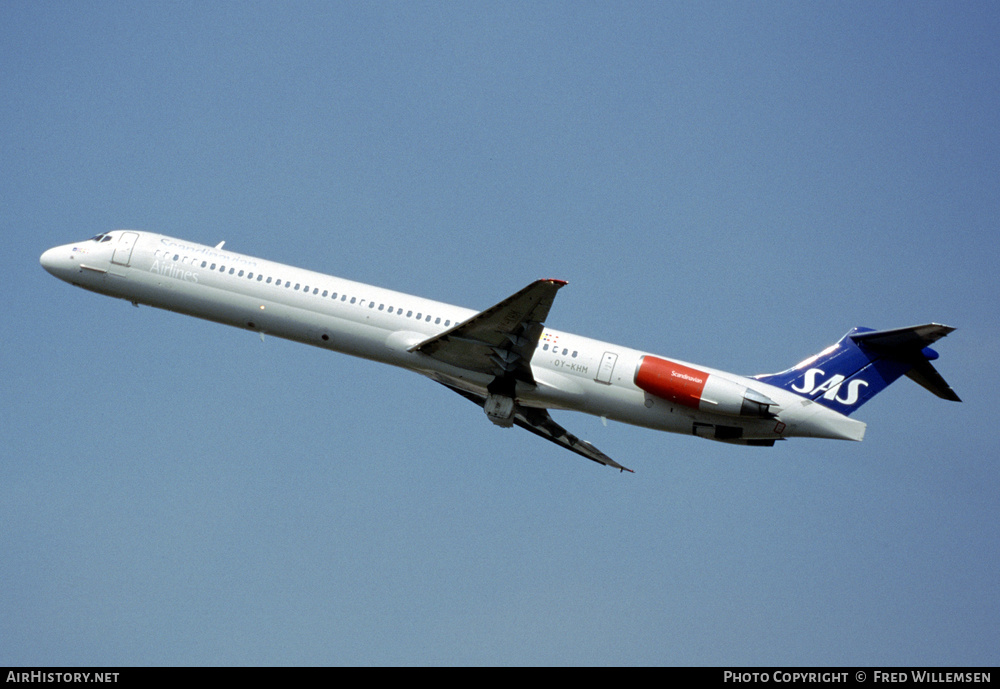Aircraft Photo of OY-KHM | McDonnell Douglas MD-82 (DC-9-82) | Scandinavian Airlines - SAS | AirHistory.net #199185
