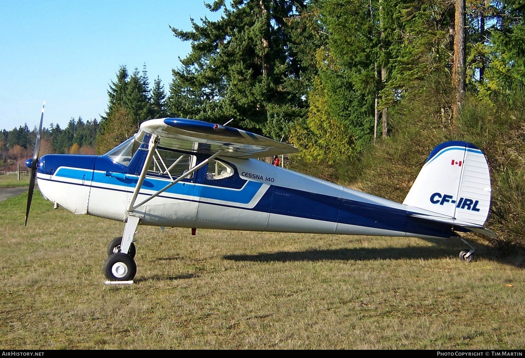 Aircraft Photo of CF-IRL | Cessna 140 | AirHistory.net #199191