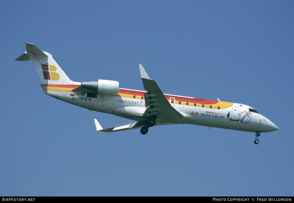 Aircraft Photo of EC-HPR | Bombardier CRJ-200ER (CL-600-2B19) | Iberia Regional | AirHistory.net #199205