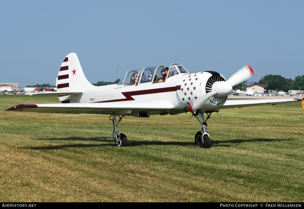 Aircraft Photo of N15YK | Yakovlev Yak-52 | AirHistory.net #199210