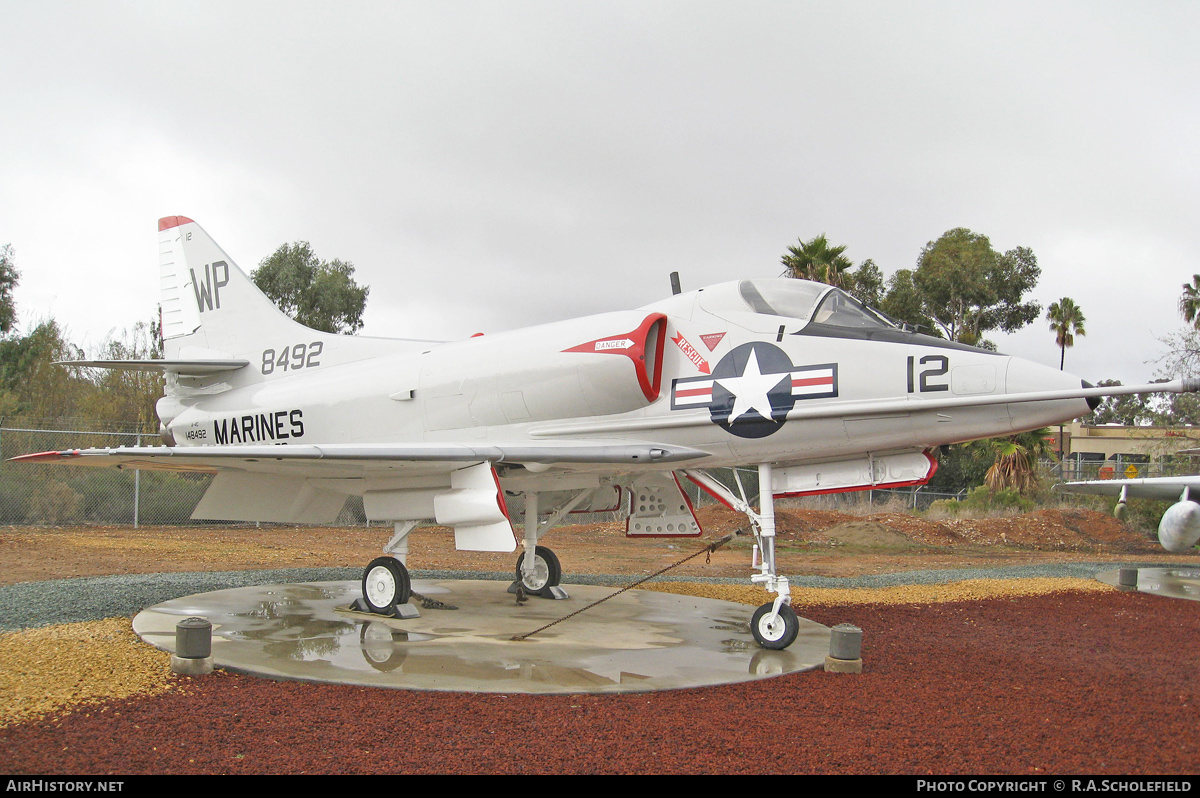 Aircraft Photo of 148492 / 8492 | Douglas A-4C (A4D-2N) Skyhawk | USA - Marines | AirHistory.net #199213