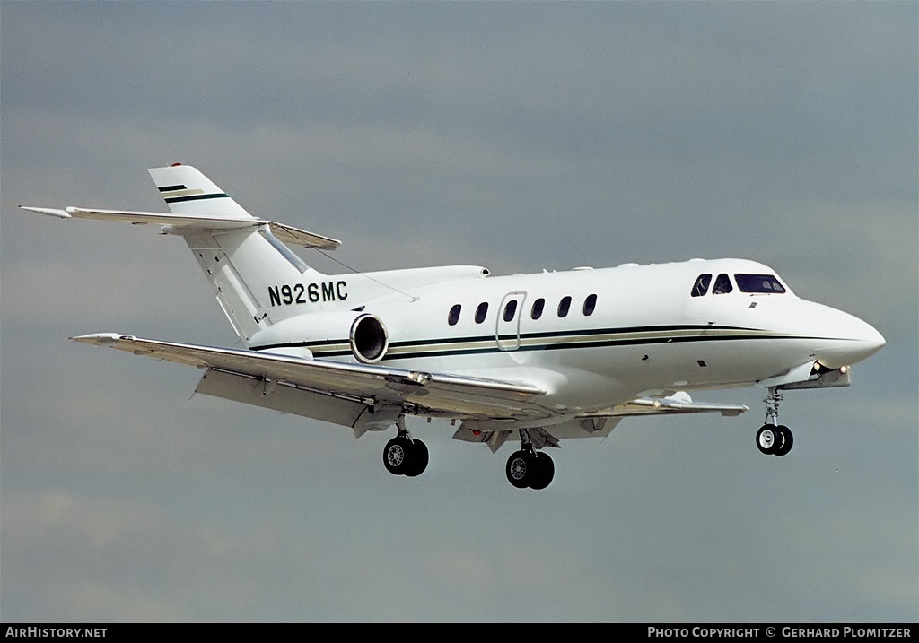 Aircraft Photo of N926MC | British Aerospace HS-125-700A | AirHistory.net #199222