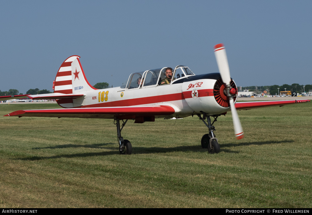 Aircraft Photo of N32YK | Yakovlev Yak-52 | Soviet Union - DOSAAF | AirHistory.net #199223