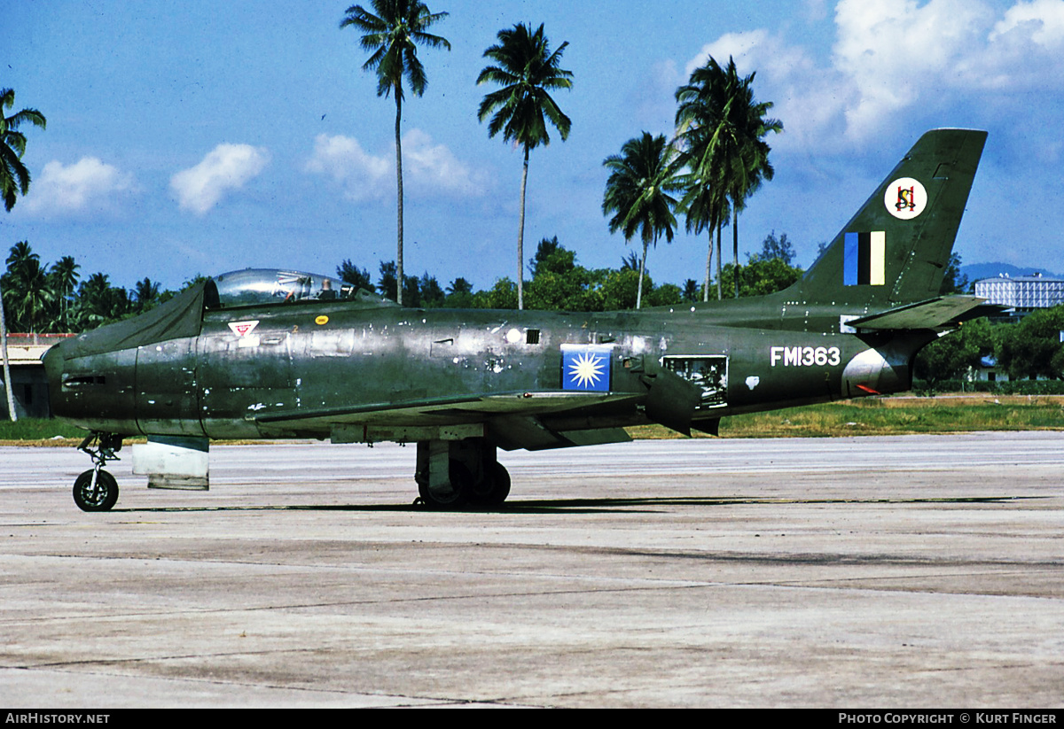 Aircraft Photo of FM-1363 | Commonwealth CA-27 Sabre Mk32 | Malaysia - Air Force | AirHistory.net #199225
