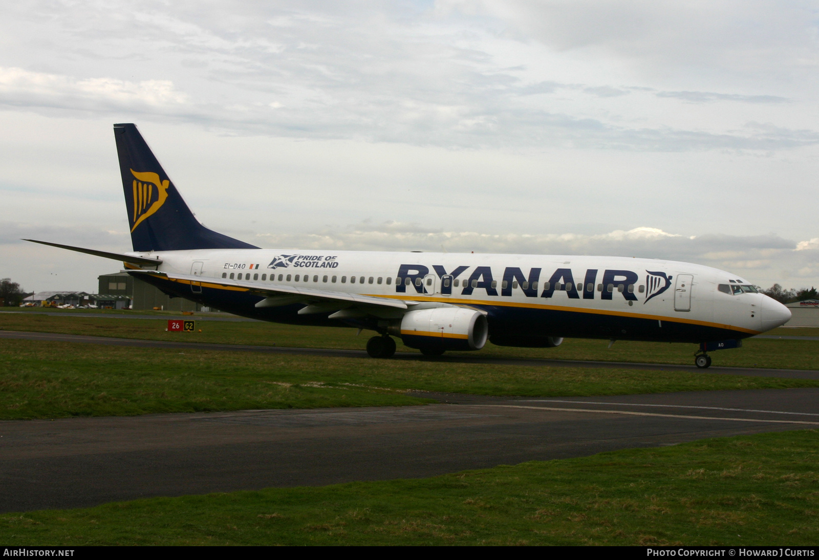 Aircraft Photo of EI-DAO | Boeing 737-8AS | Ryanair | AirHistory.net #199245