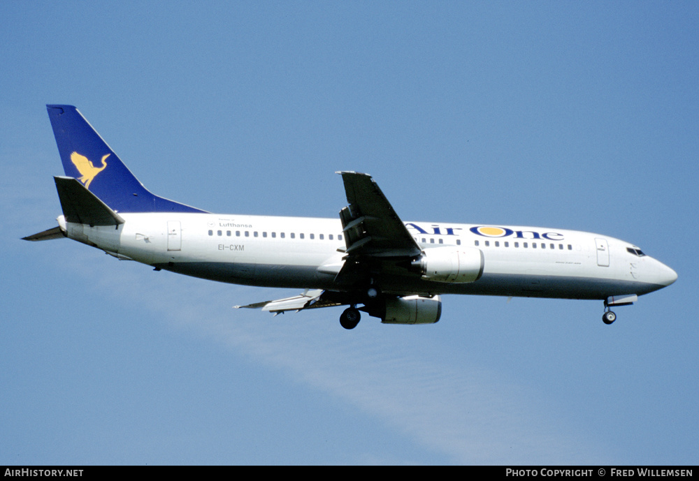 Aircraft Photo of EI-CXM | Boeing 737-4Q8 | Air One | AirHistory.net #199271
