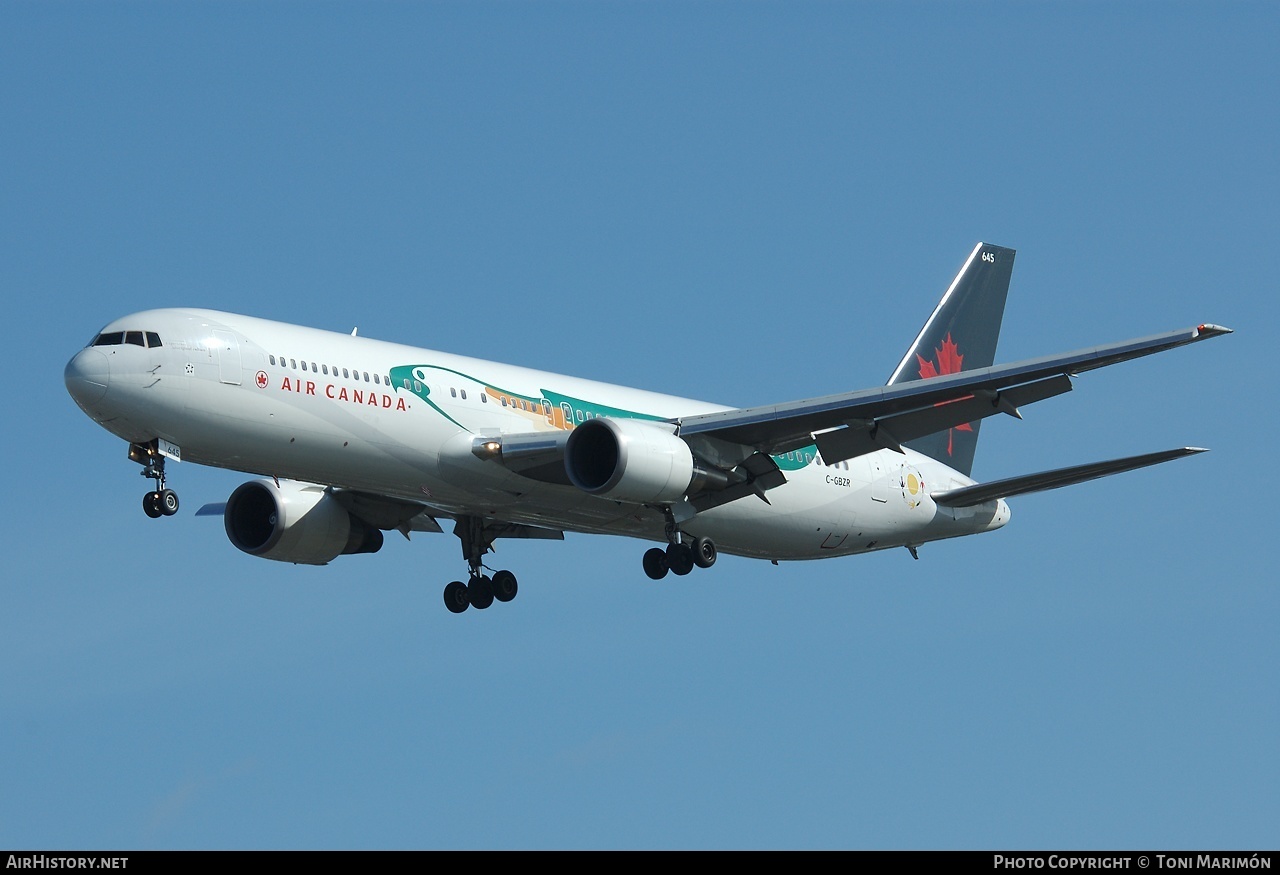 Aircraft Photo of C-GBZR | Boeing 767-38E/ER | Air Canada | AirHistory.net #199273