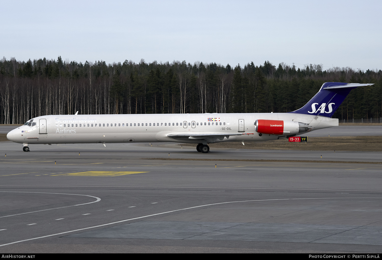Aircraft Photo of SE-DIL | McDonnell Douglas MD-82 (DC-9-82) | Scandinavian Airlines - SAS | AirHistory.net #199277