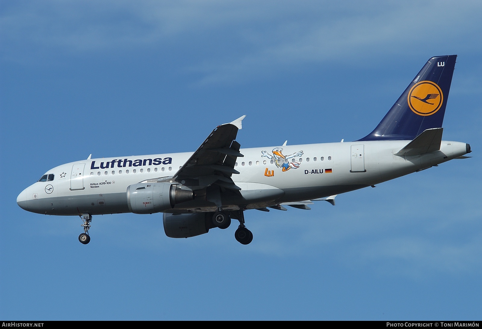 Aircraft Photo of D-AILU | Airbus A319-114 | Lufthansa | AirHistory.net #199280