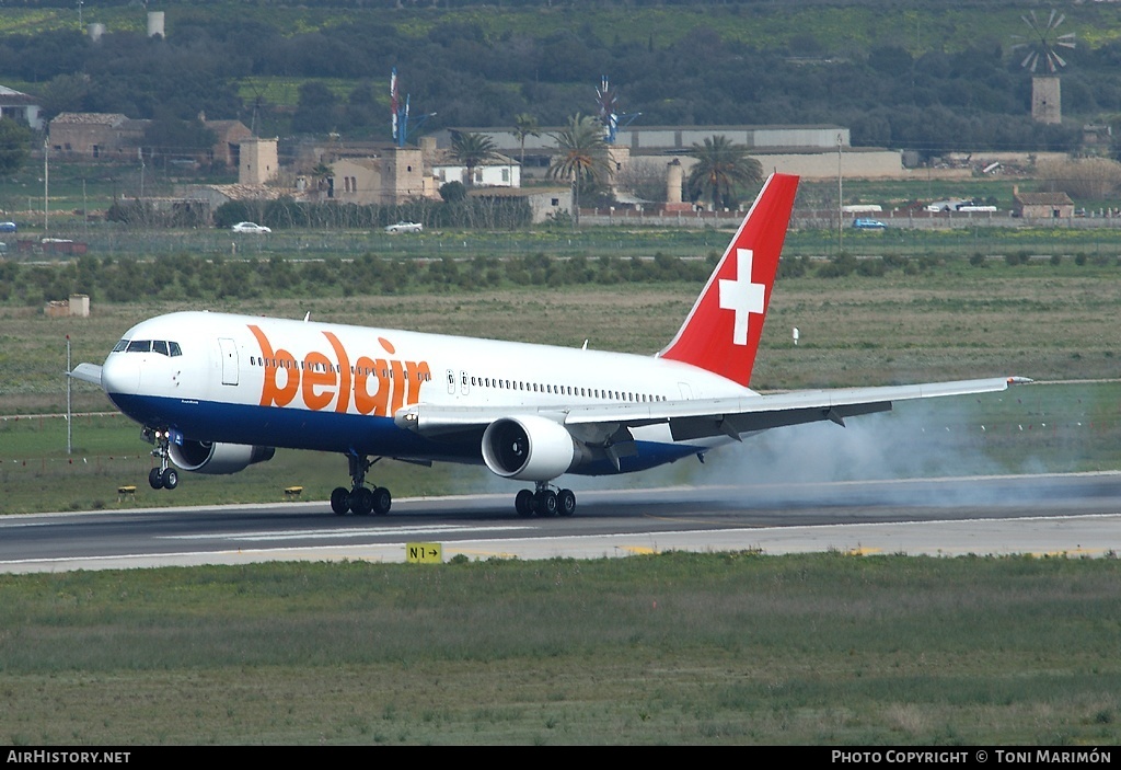 Aircraft Photo of HB-ISE | Boeing 767-3Q8/ER | Belair | AirHistory.net #199294