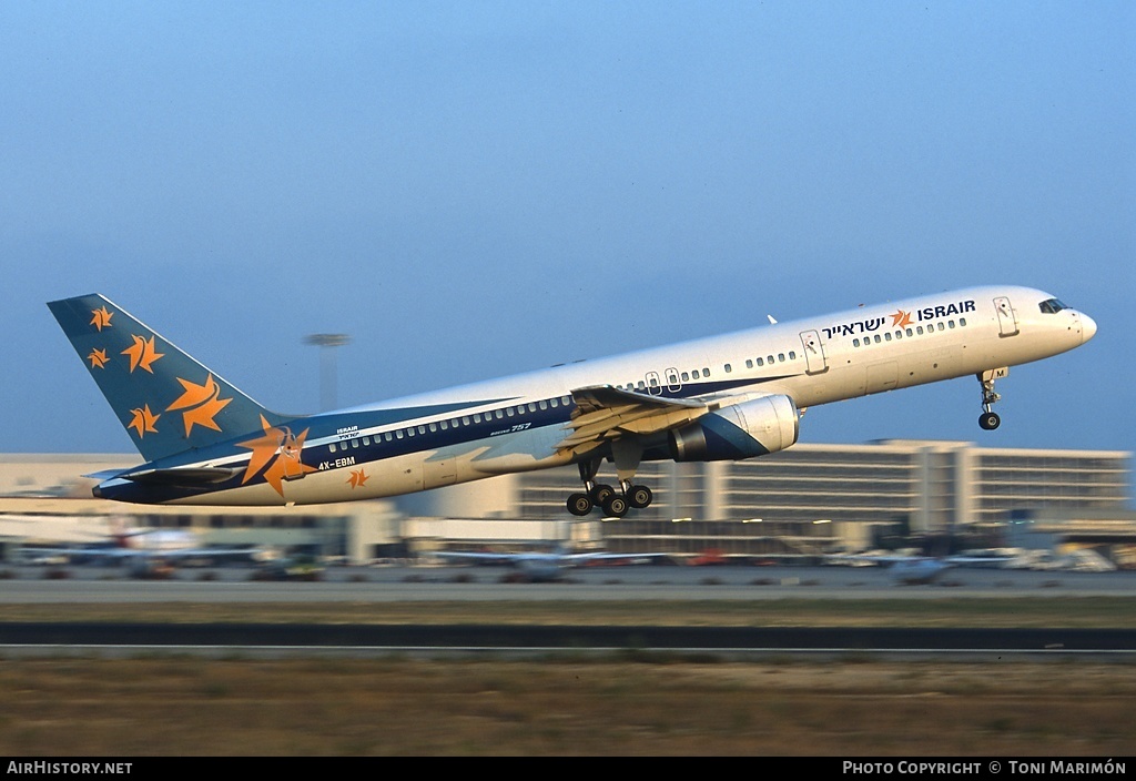 Aircraft Photo of 4X-EBM | Boeing 757-258 | Israir | AirHistory.net #199301