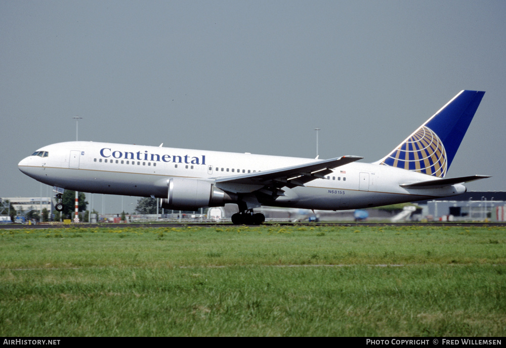 Aircraft Photo of N68155 | Boeing 767-224/ER | Continental Airlines | AirHistory.net #199305