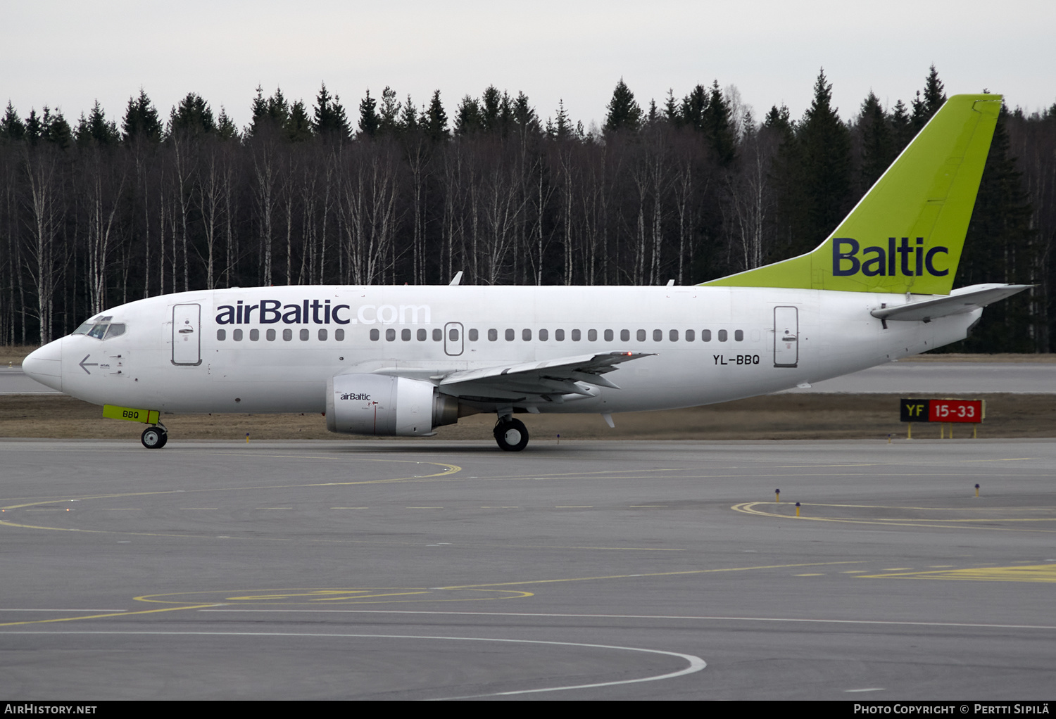 Aircraft Photo of YL-BBQ | Boeing 737-522 | AirBaltic | AirHistory.net #199308
