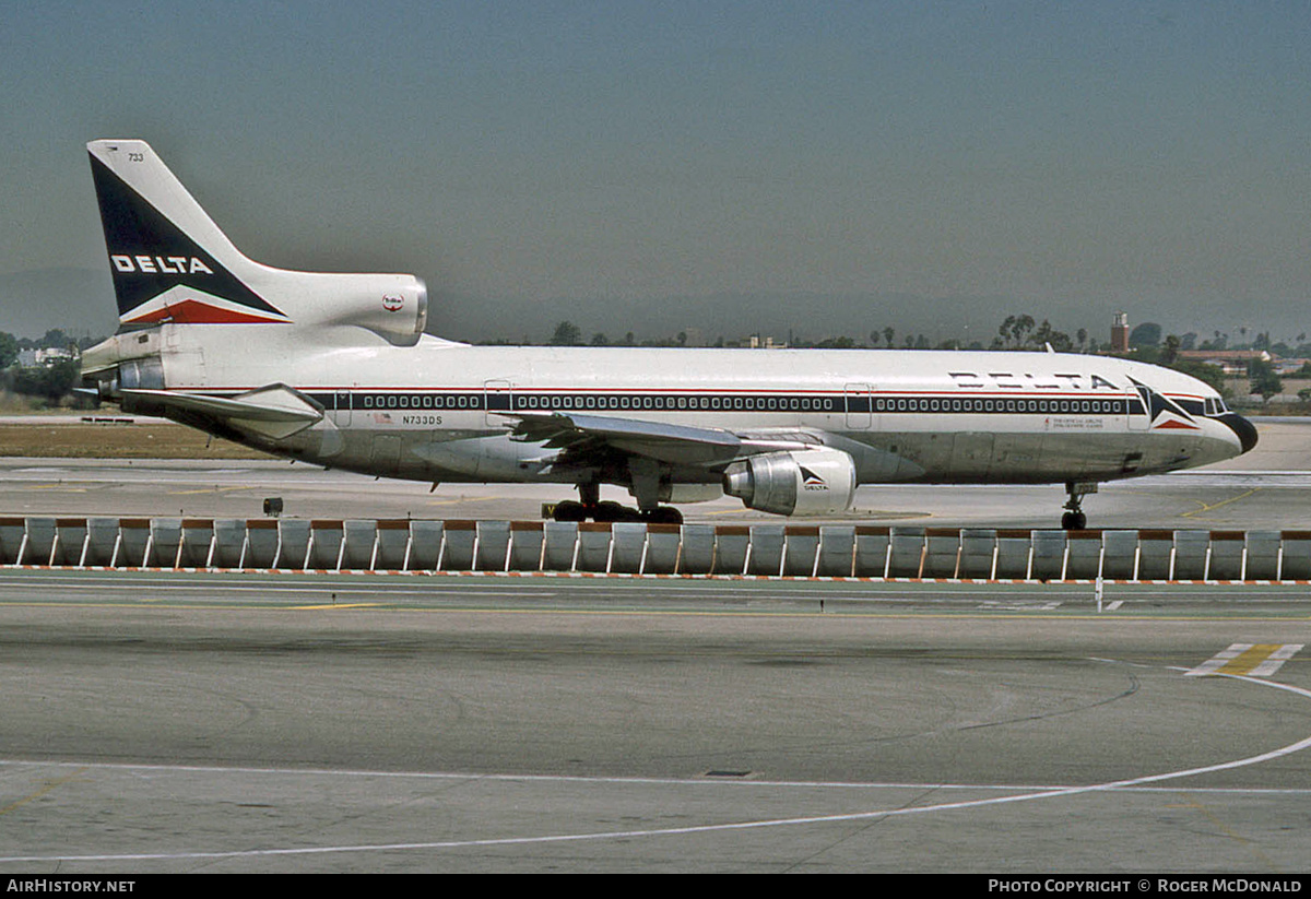 Aircraft Photo of N733DS | Lockheed L-1011-385-1 TriStar 1 | Delta Air Lines | AirHistory.net #199314