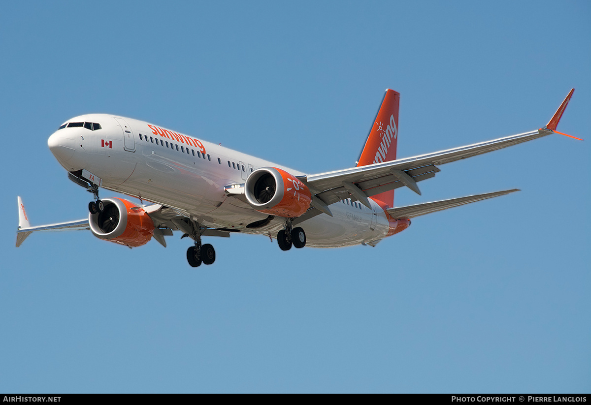 Aircraft Photo of C-FMXA | Boeing 737-8 Max 8 | Sunwing Airlines | AirHistory.net #199315