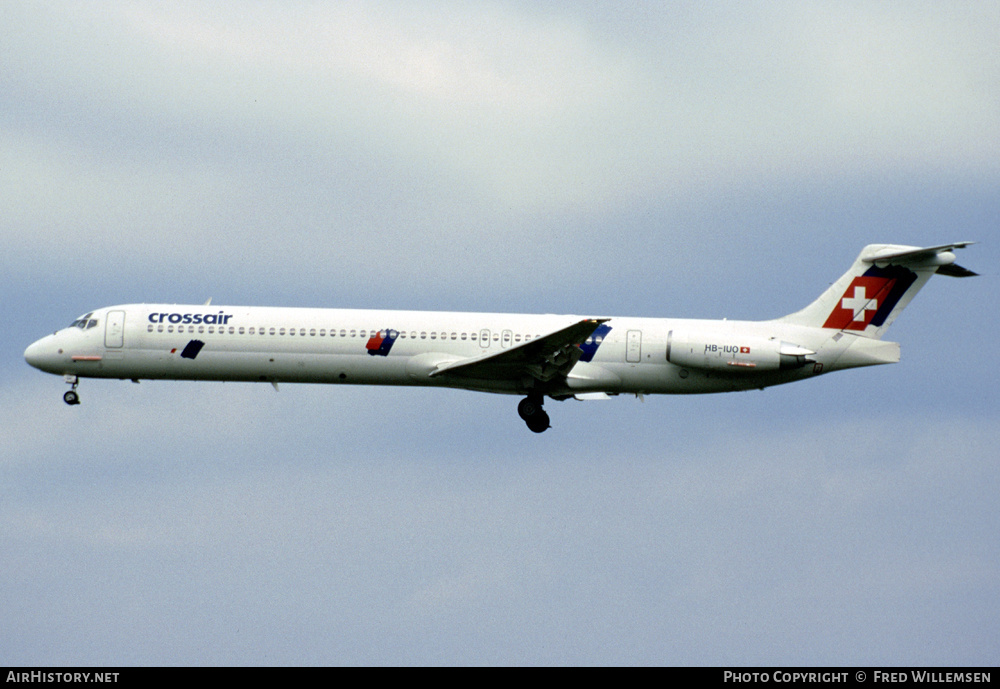 Aircraft Photo of HB-IUO | McDonnell Douglas MD-83 (DC-9-83) | Crossair | AirHistory.net #199322