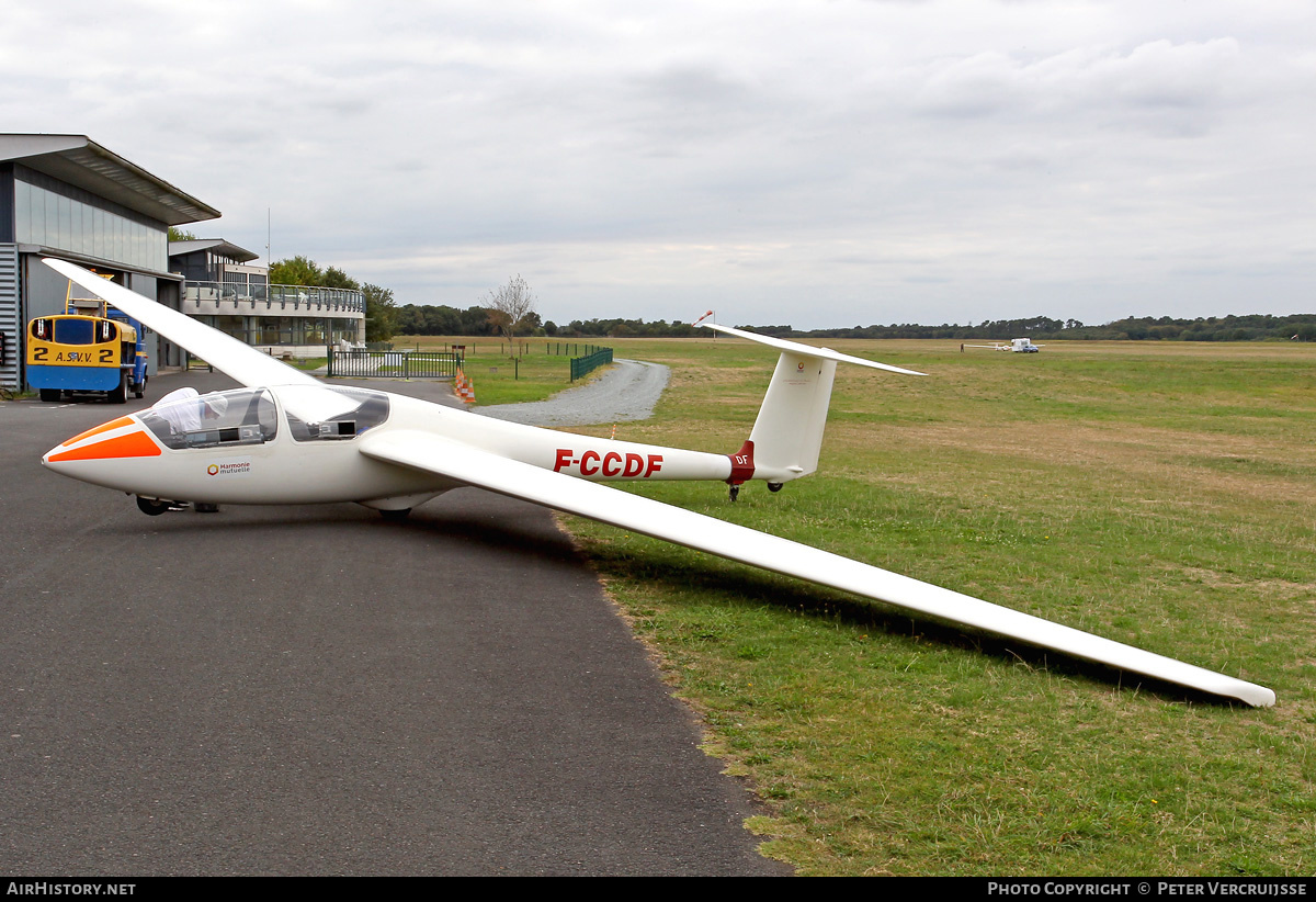 Aircraft Photo of F-CCDF | Schleicher ASK-21 | Harmonie Mutuelle | AirHistory.net #199334