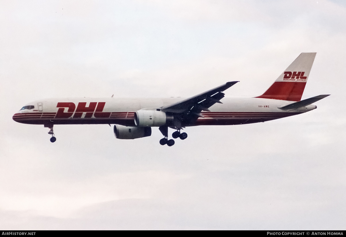 Aircraft Photo of VH-AWE | Boeing 757-23APF | DHL Worldwide Express | AirHistory.net #199352