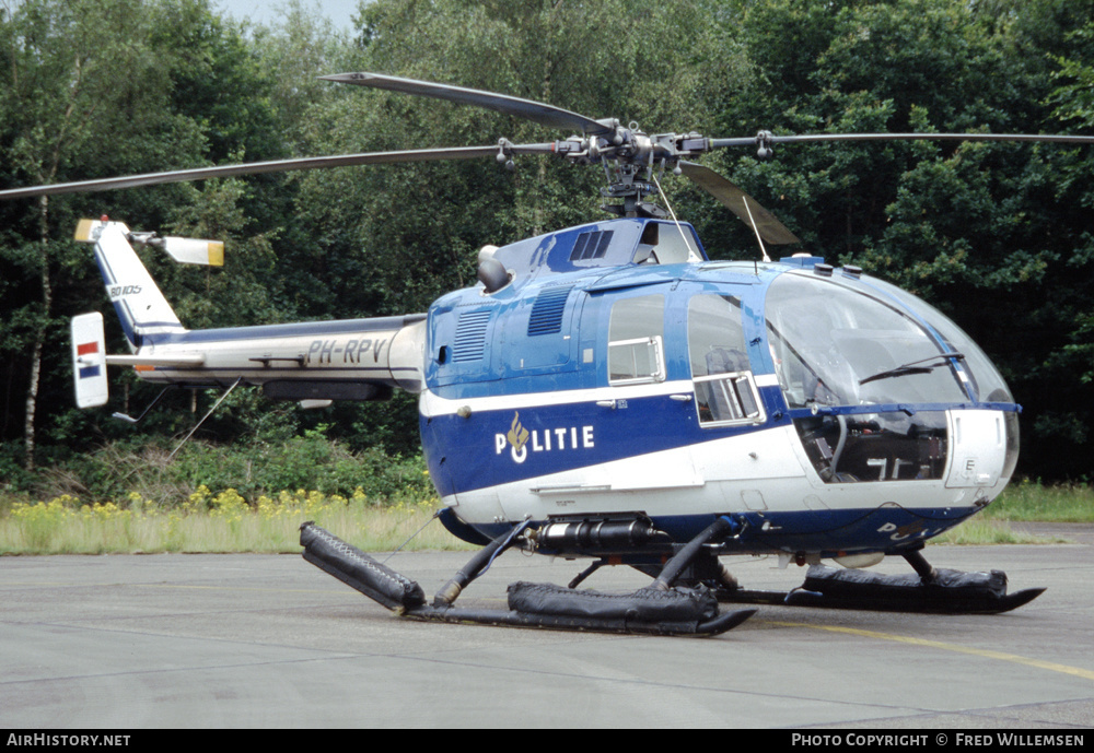 Aircraft Photo of PH-RPV | MBB BO-105CB | Politie | AirHistory.net #199359