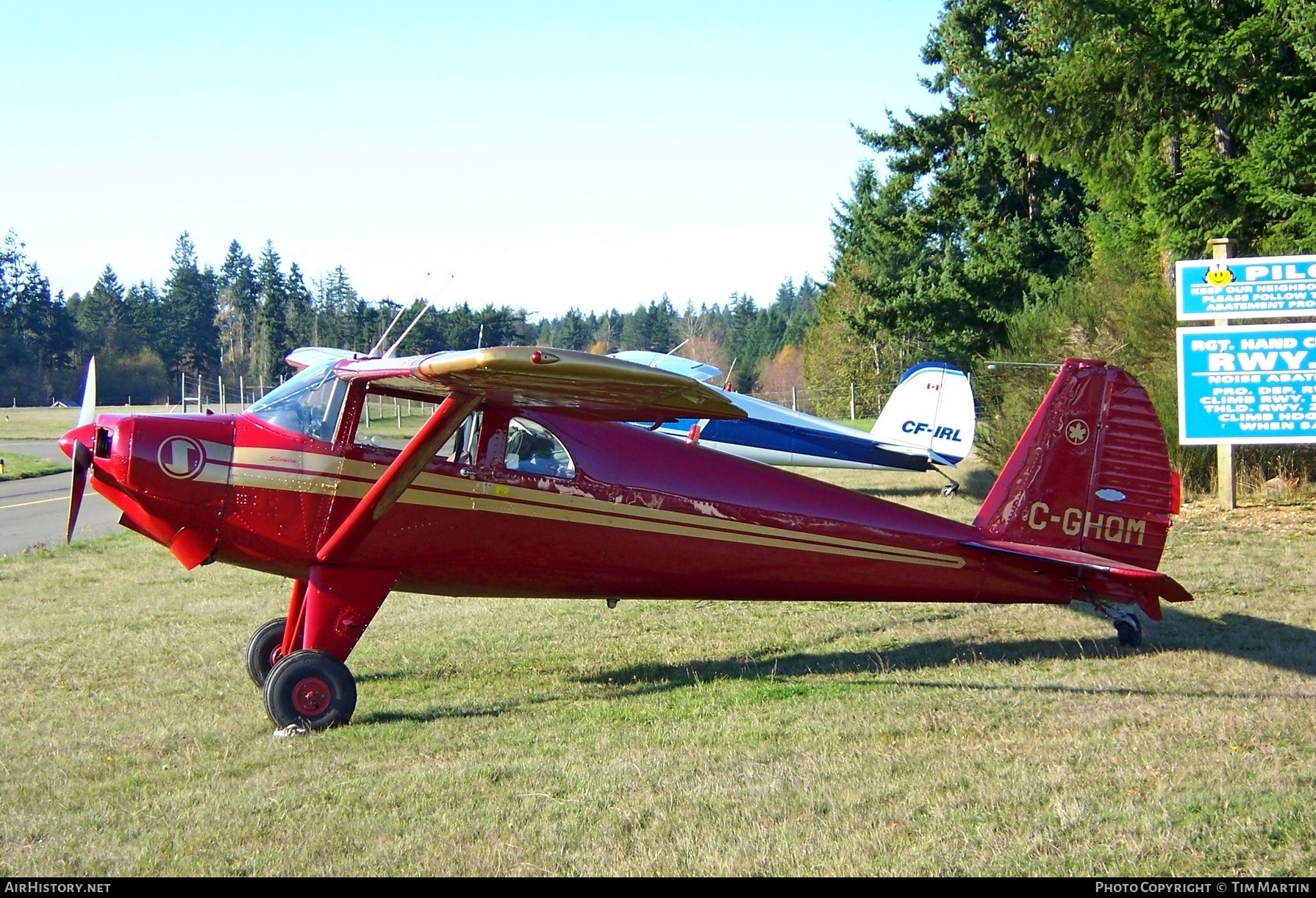 Aircraft Photo of C-GHQM | Luscombe 8E Silvaire | AirHistory.net #199366