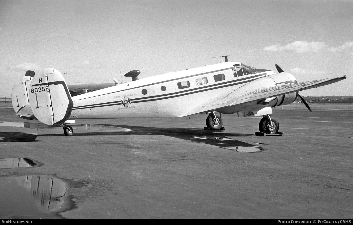 Aircraft Photo of N80359 | Beech D18S | Garrett Oil Tool | AirHistory.net #199382