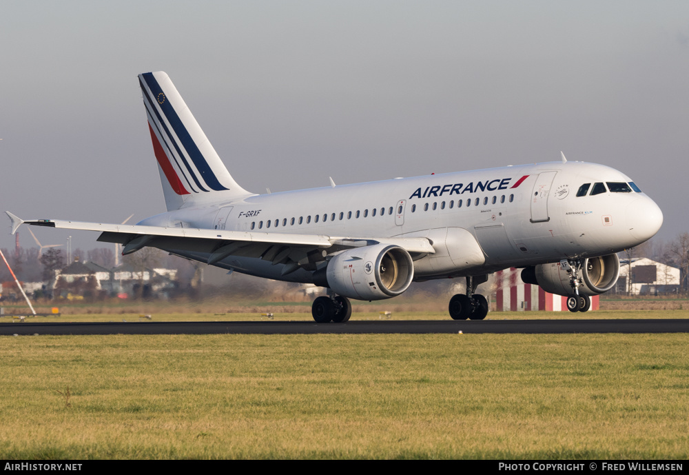 Aircraft Photo of F-GRXF | Airbus A319-111 | Air France | AirHistory.net #199397