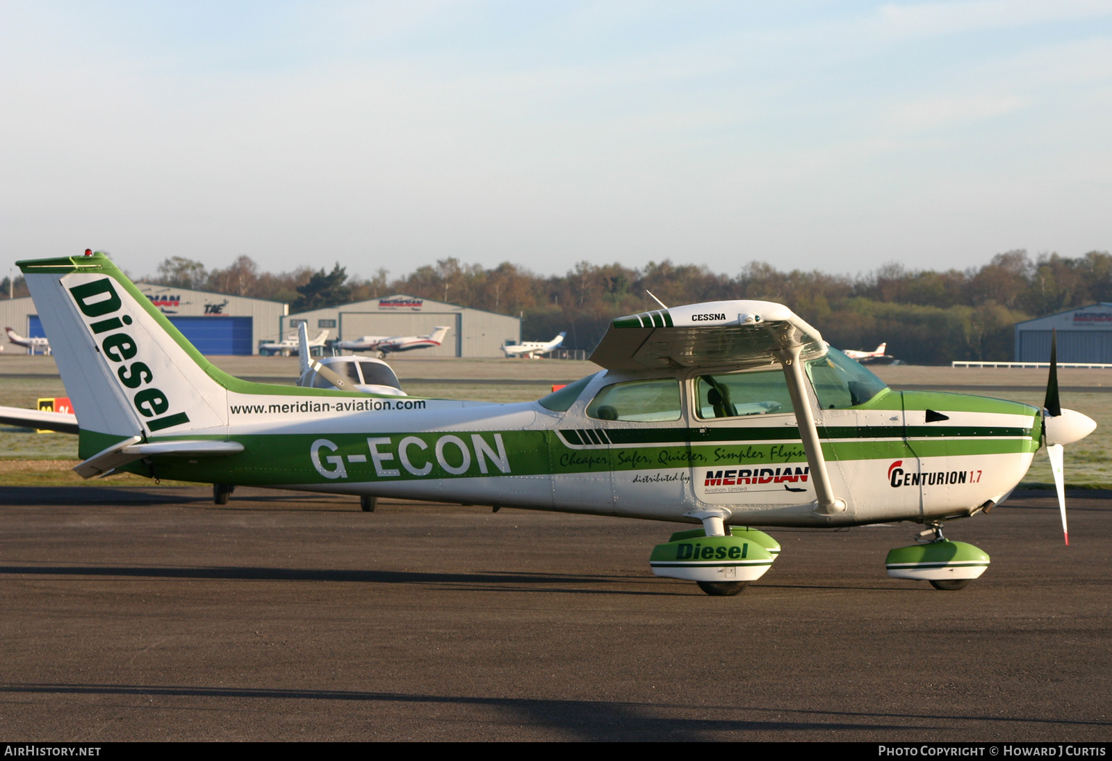 Aircraft Photo of G-ECON | Cessna 172M Skyhawk II | Meridian Aviation | AirHistory.net #199408