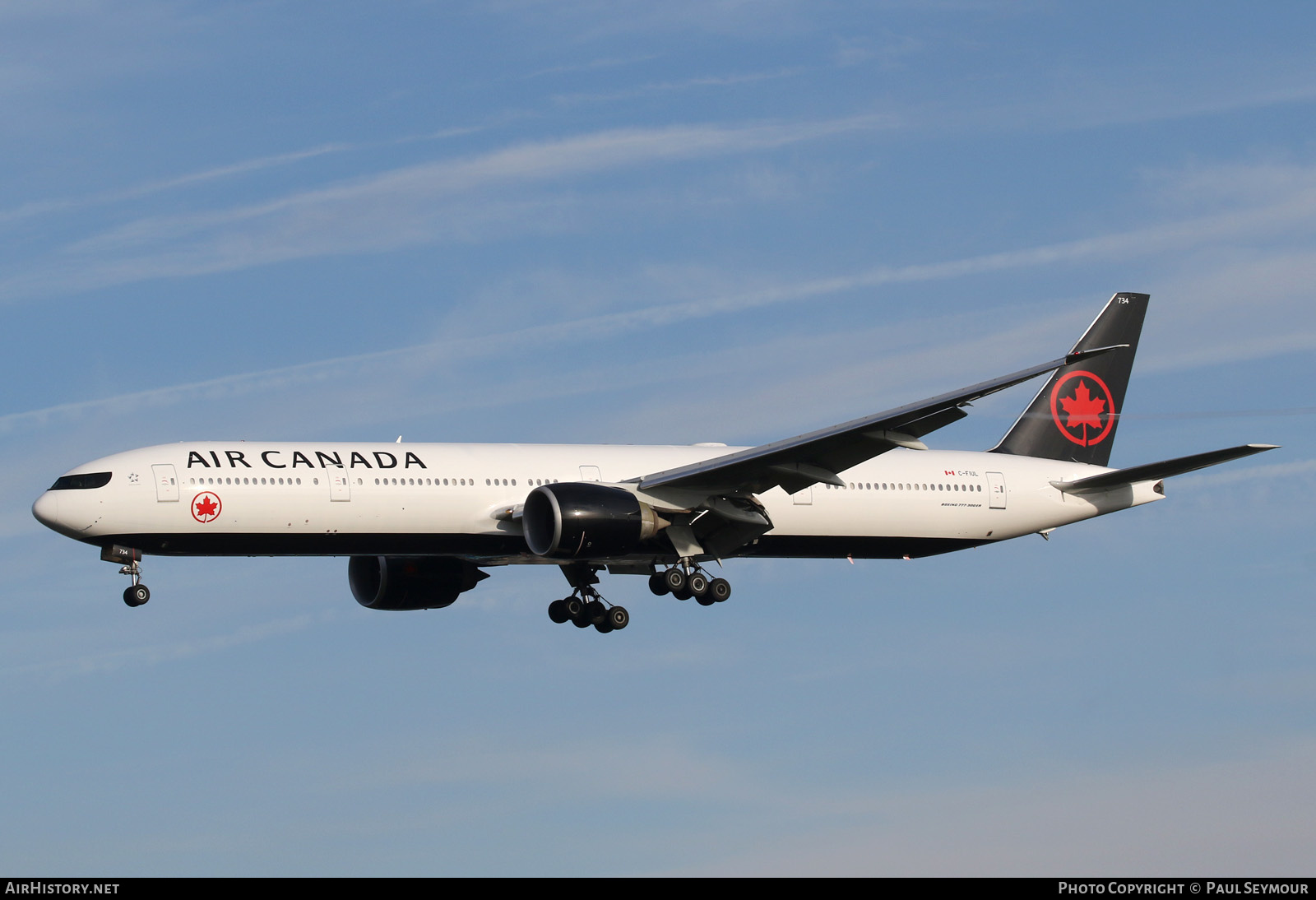 Aircraft Photo of C-FIUL | Boeing 777-333/ER | Air Canada | AirHistory.net #199426