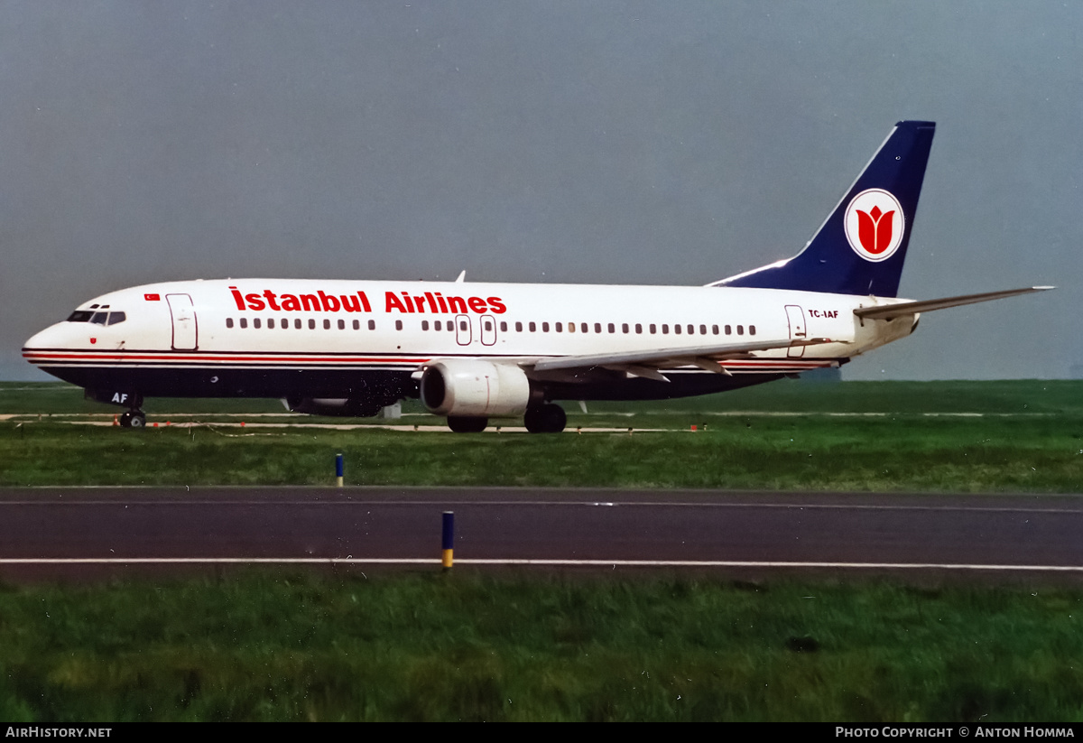 Aircraft Photo of TC-IAF | Boeing 737-43Q | Istanbul Airlines | AirHistory.net #199432