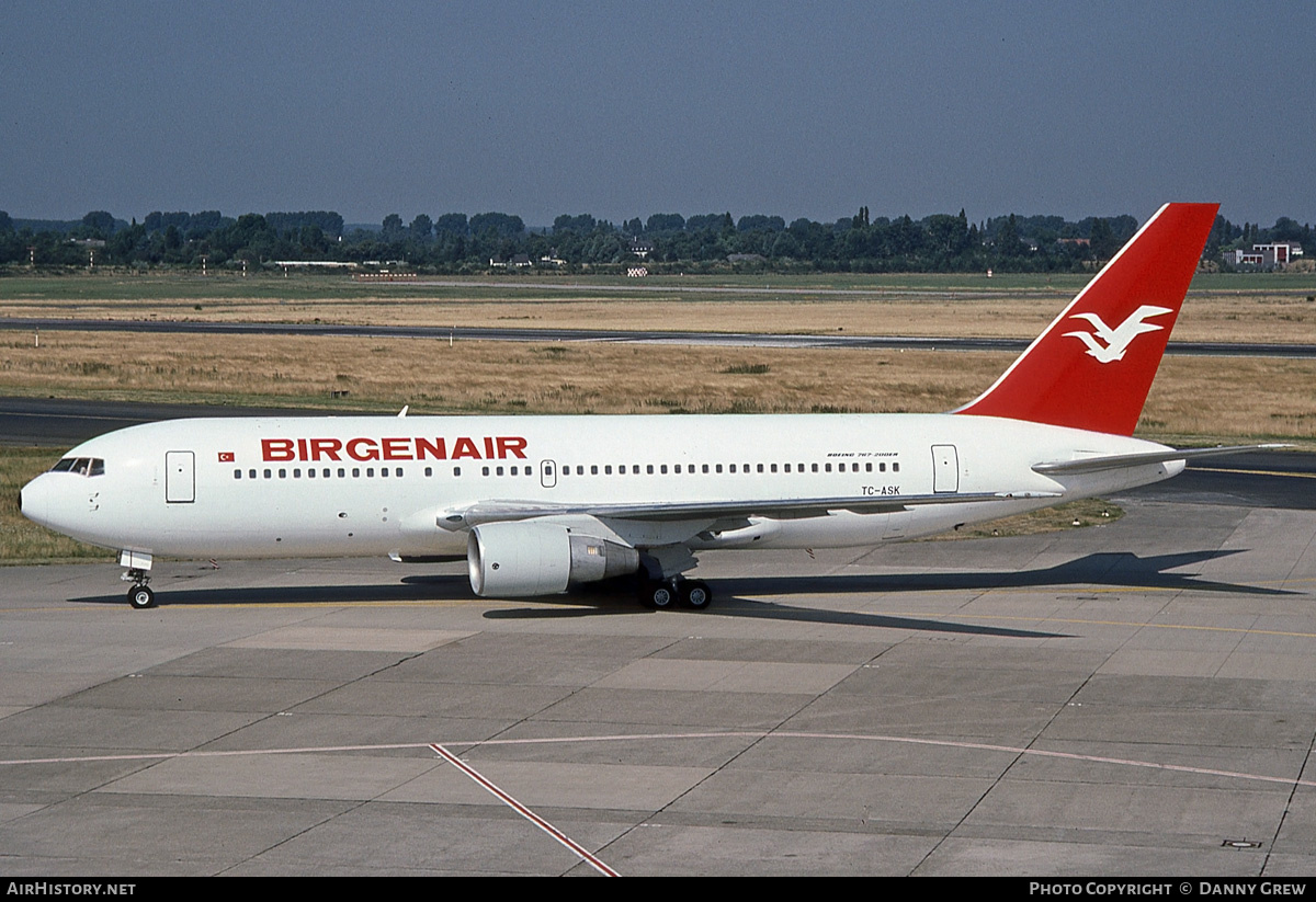 Aircraft Photo of TC-ASK | Boeing 767-269/ER | Birgenair | AirHistory.net #199433