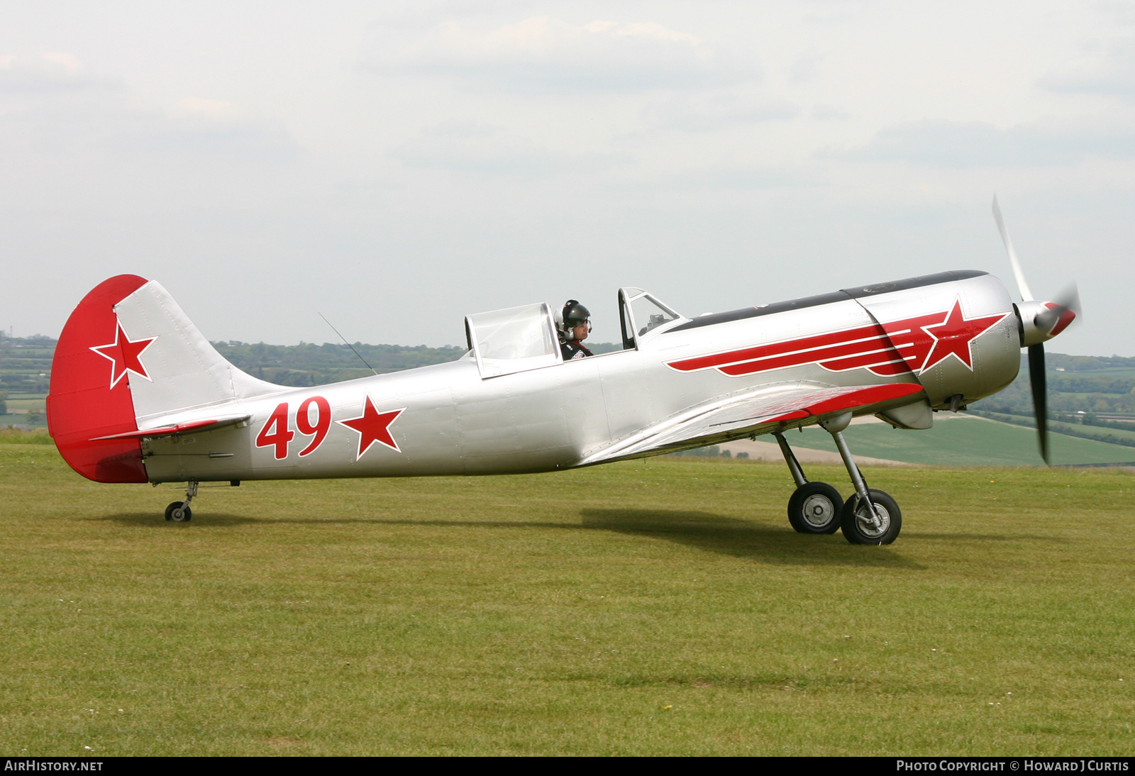 Aircraft Photo of G-YAKU / 49 red | Yakovlev Yak-50 | Soviet Union - DOSAAF | AirHistory.net #199467