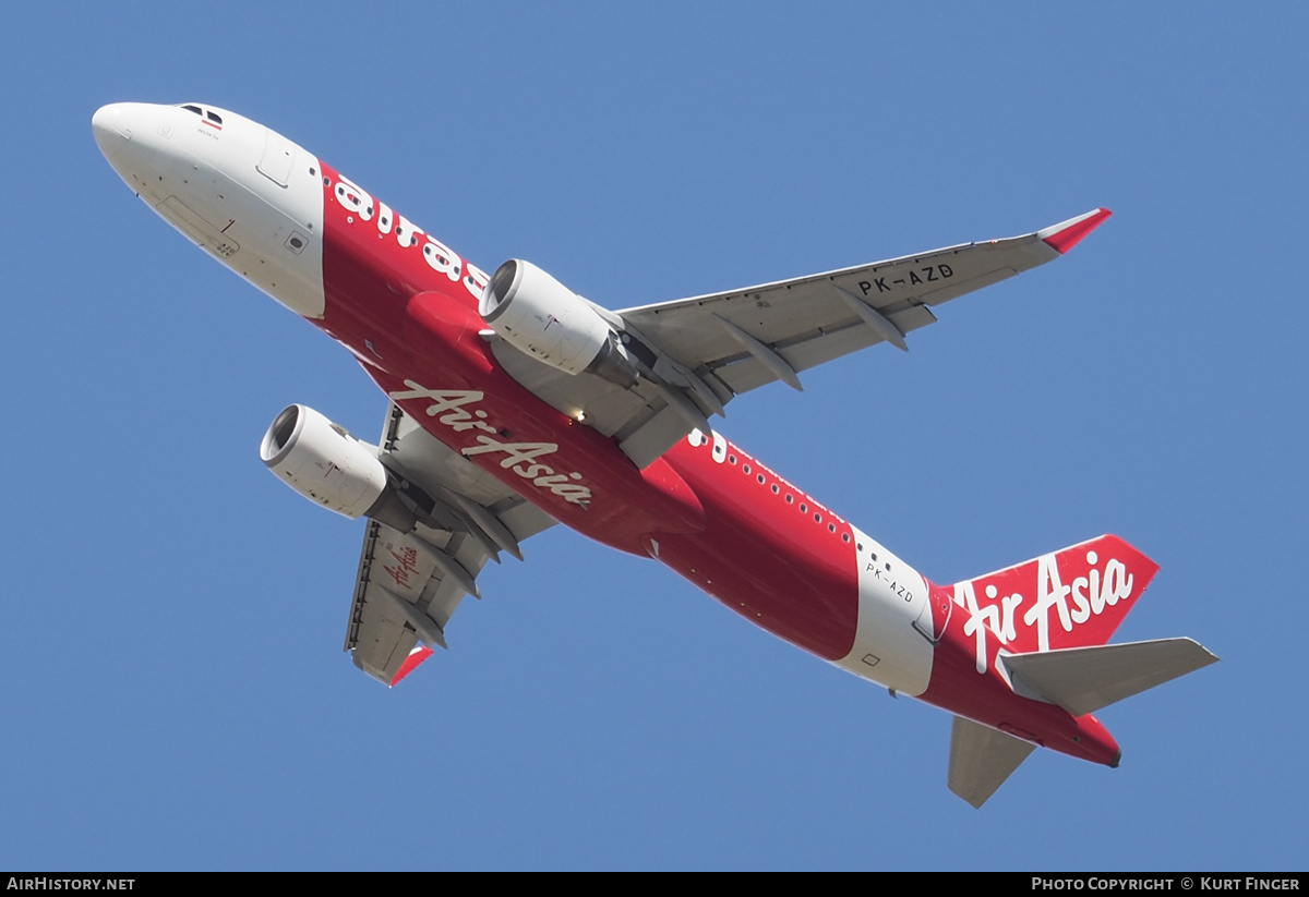 Aircraft Photo of PK-AZD | Airbus A320-216 | AirAsia | AirHistory.net #199469