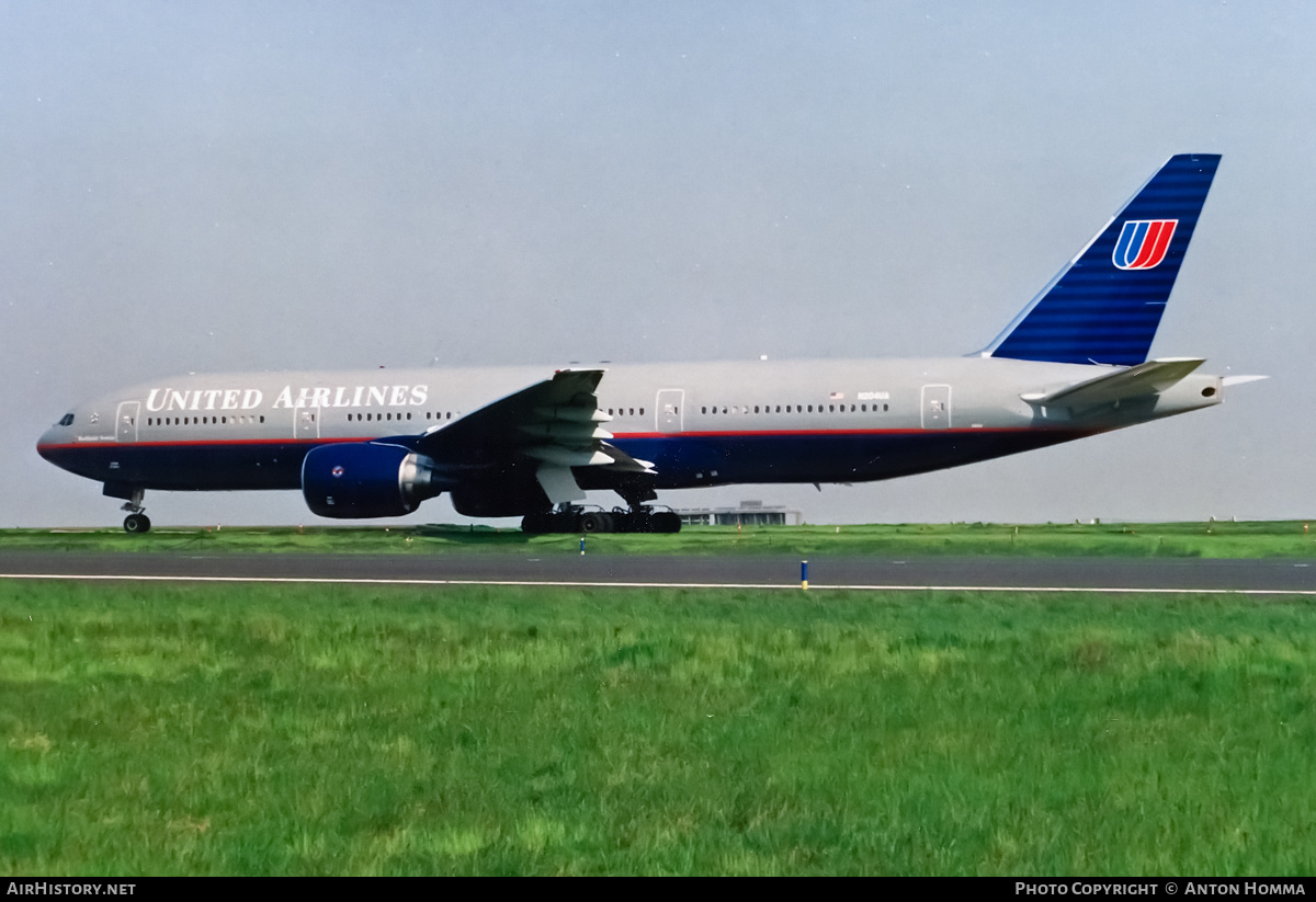 Aircraft Photo of N204UA | Boeing 777-222/ER | United Airlines | AirHistory.net #199472