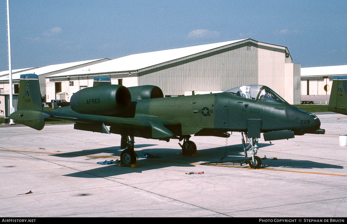 Aircraft Photo of 77-0228 / AF77-228 | Fairchild A-10A Thunderbolt II | USA - Air Force | AirHistory.net #199476