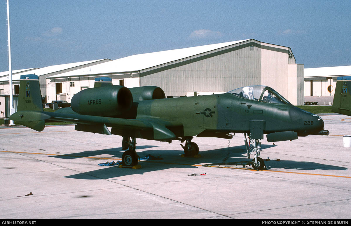 Aircraft Photo of 77-0228 / AF77-228 | Fairchild A-10A
