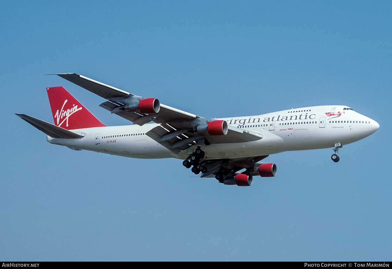 Aircraft Photo of G-VLAX | Boeing 747-238B | Virgin Atlantic Airways | AirHistory.net #199499