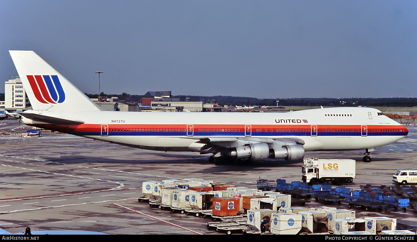 Aircraft Photo of N4727U | Boeing 747-122 | United Airlines | AirHistory.net #199500