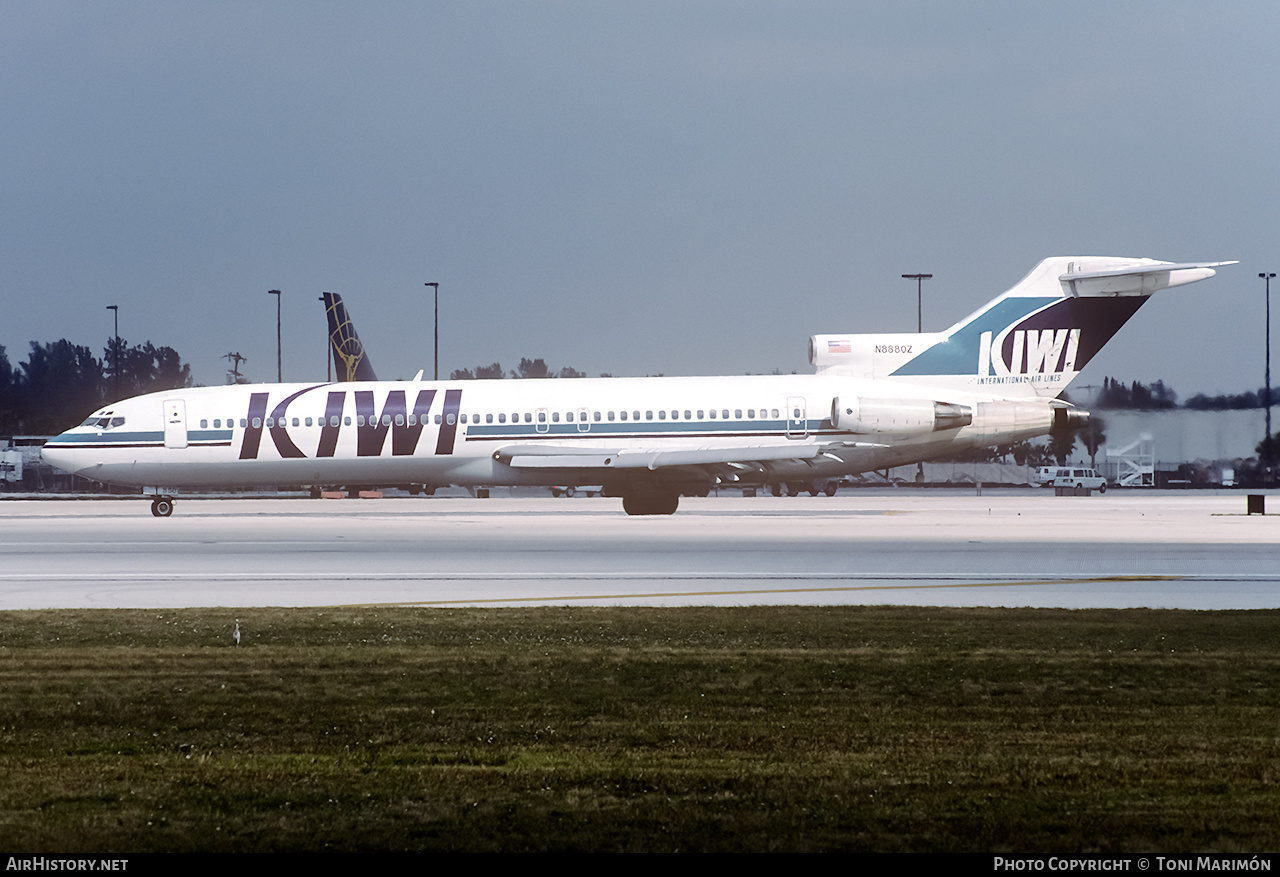 Aircraft Photo of N8880Z | Boeing 727-225/Adv | Kiwi International Airlines | AirHistory.net #199511