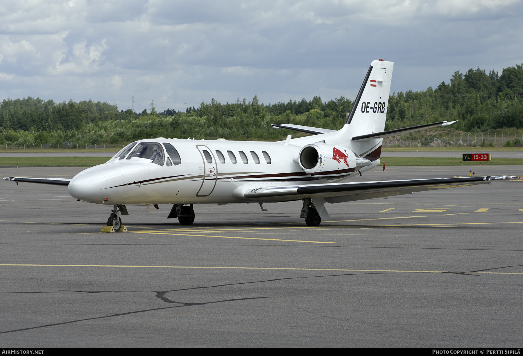 Aircraft Photo of OE-GRB | Cessna 550 Citation Bravo | Red Bull | AirHistory.net #199512