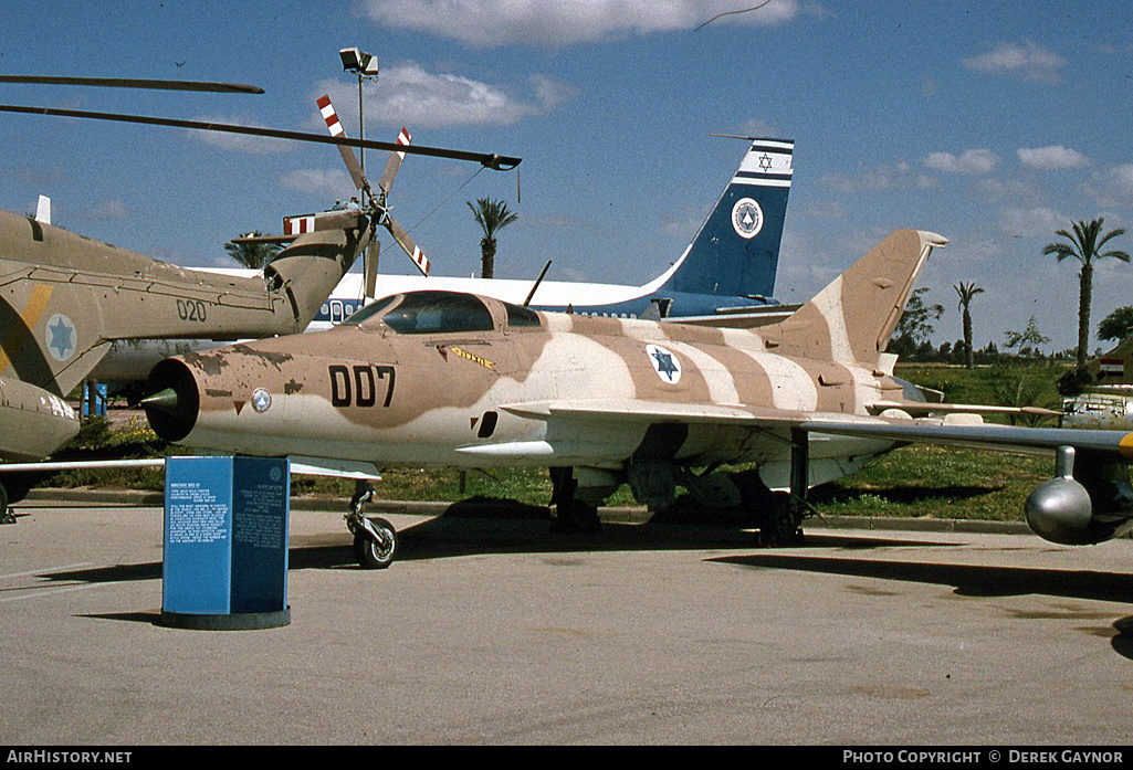 Aircraft Photo of 007 | Mikoyan-Gurevich MiG-21F-13 | Israel - Air Force | AirHistory.net #199529