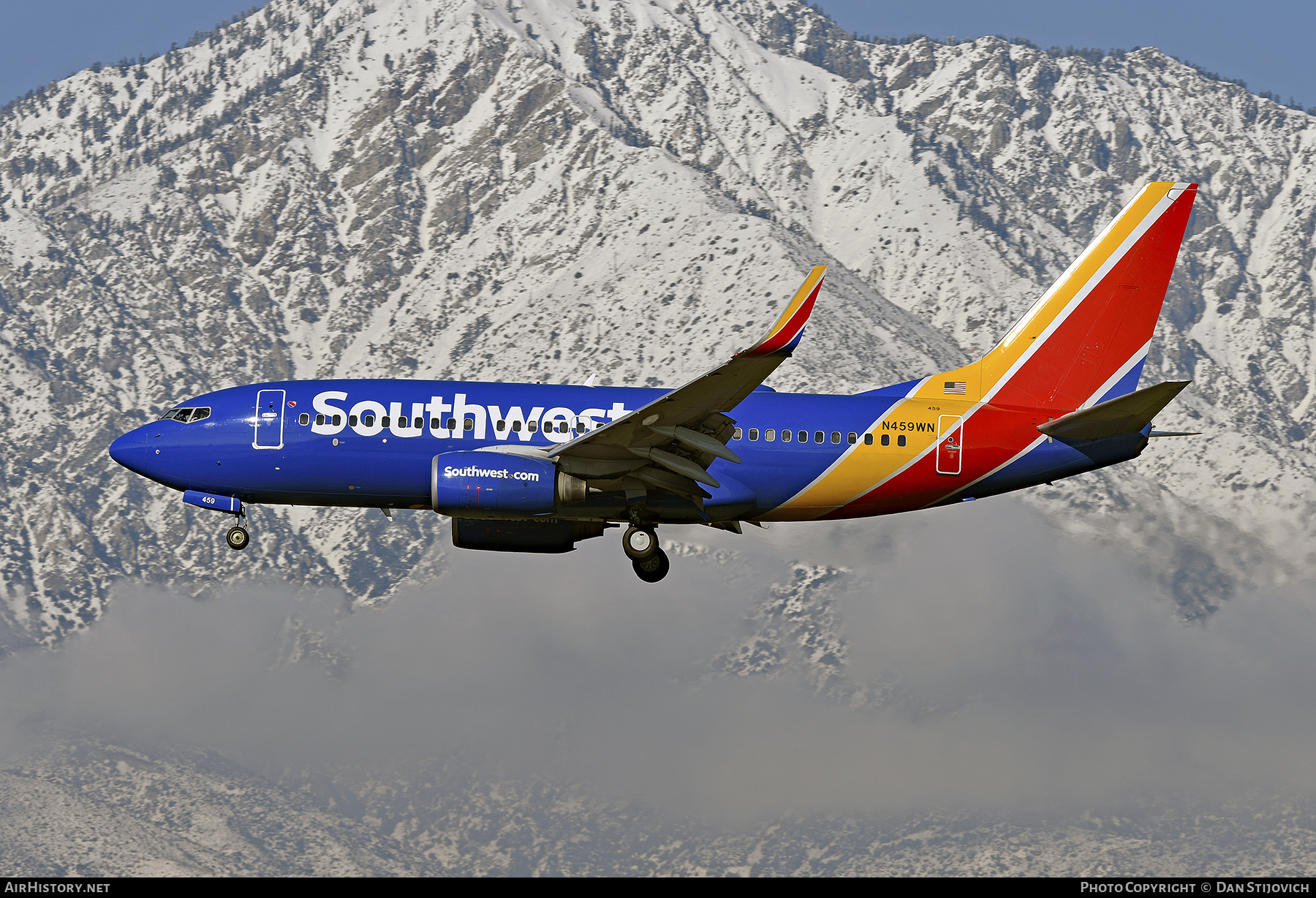 Aircraft Photo of N459WN | Boeing 737-7H4 | Southwest Airlines | AirHistory.net #199530