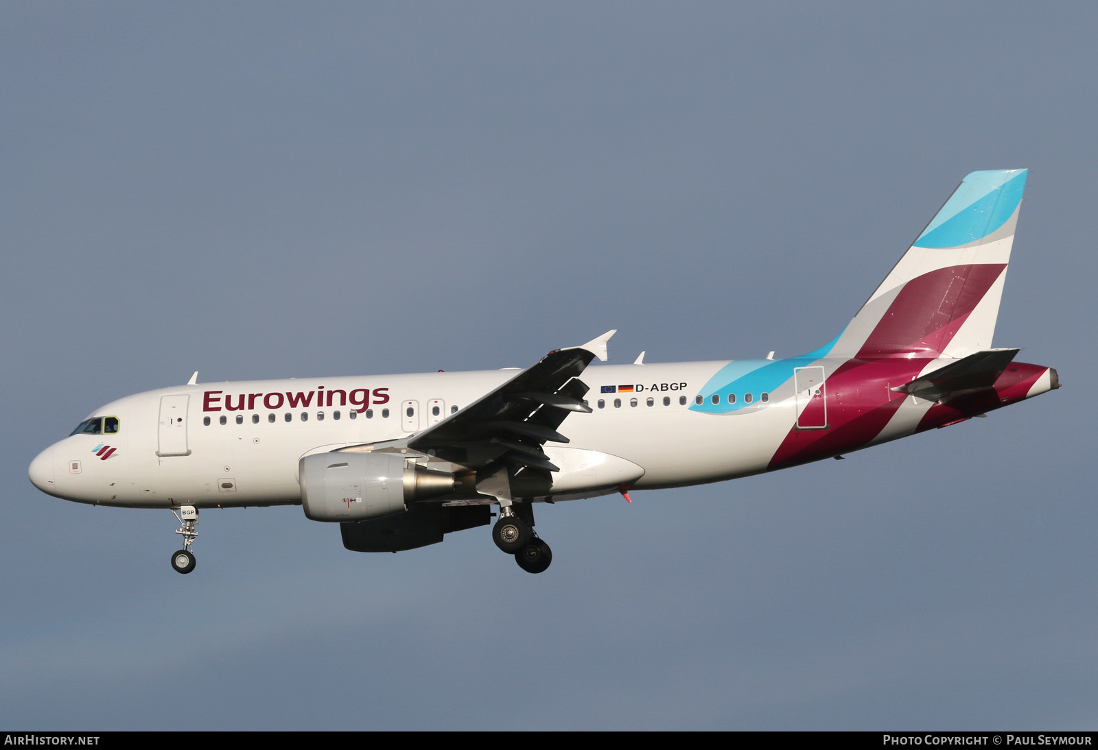 Aircraft Photo of D-ABGP | Airbus A319-112 | Eurowings | AirHistory.net #199540