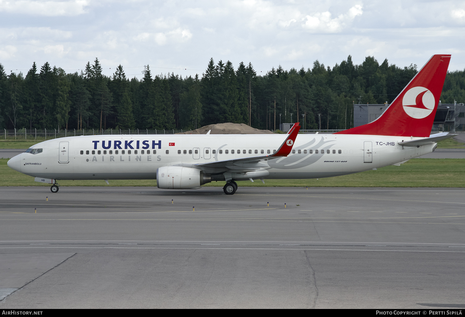 Aircraft Photo of TC-JHB | Boeing 737-8F2 | Turkish Airlines | AirHistory.net #199543