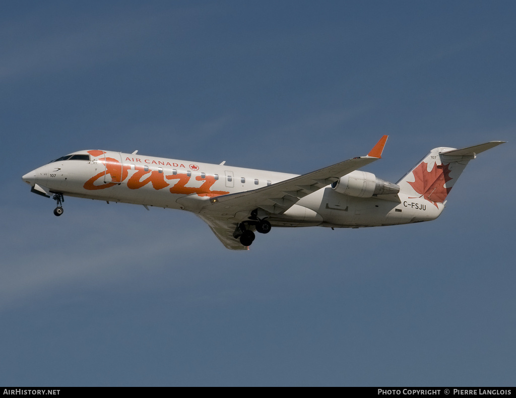 Aircraft Photo of C-FSJU | Canadair CRJ-100ER (CL-600-2B19) | Air Canada Jazz | AirHistory.net #199555