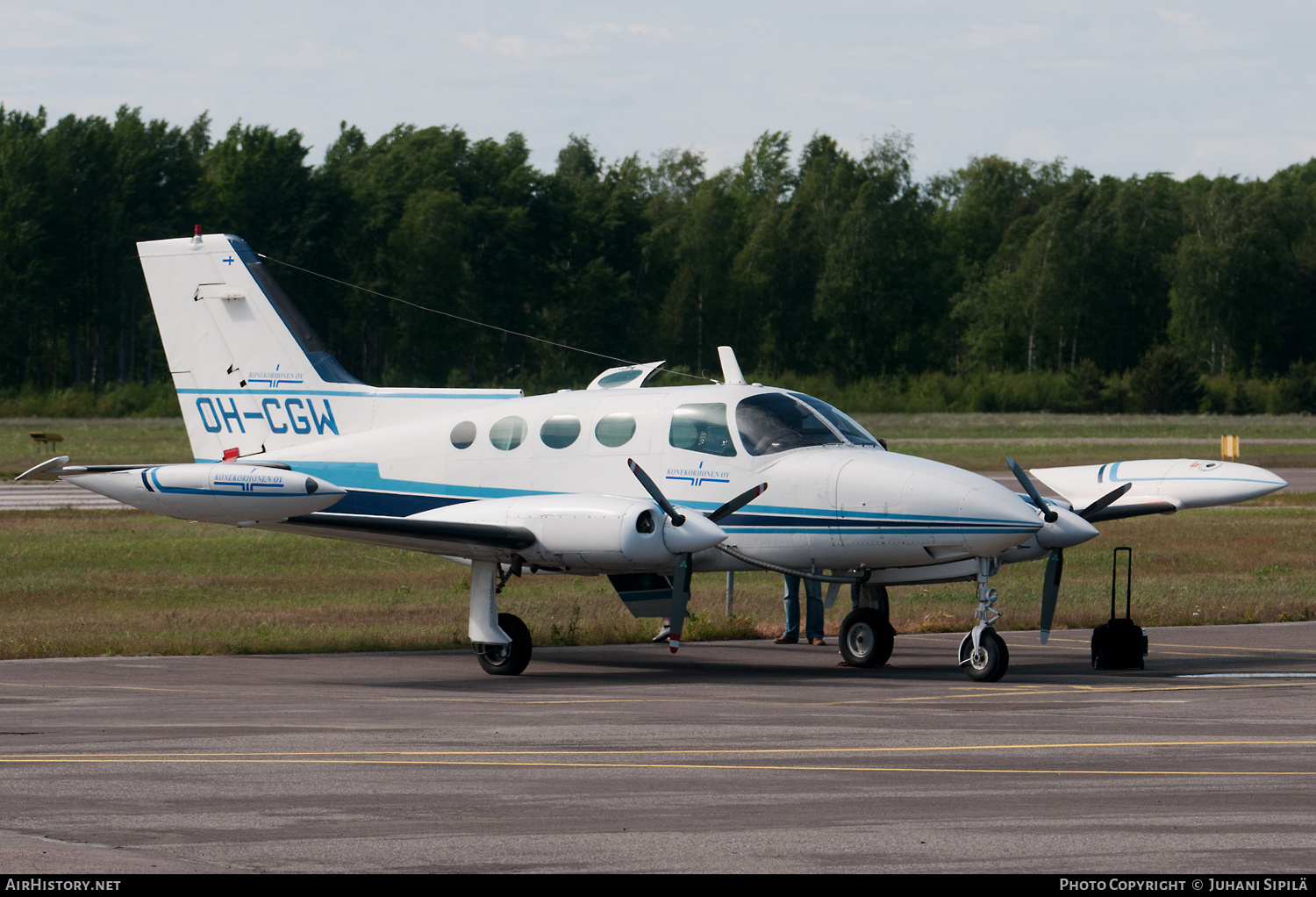 Aircraft Photo of OH-CGW | Cessna 401B | Konekorhonen Oy | AirHistory.net #199556